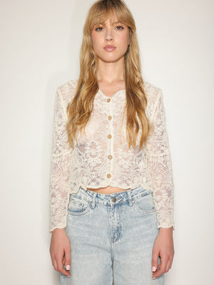 Camicia in macramè