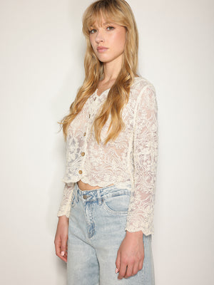 Camicia in macramè