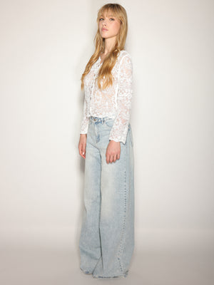 Camicia in macramè