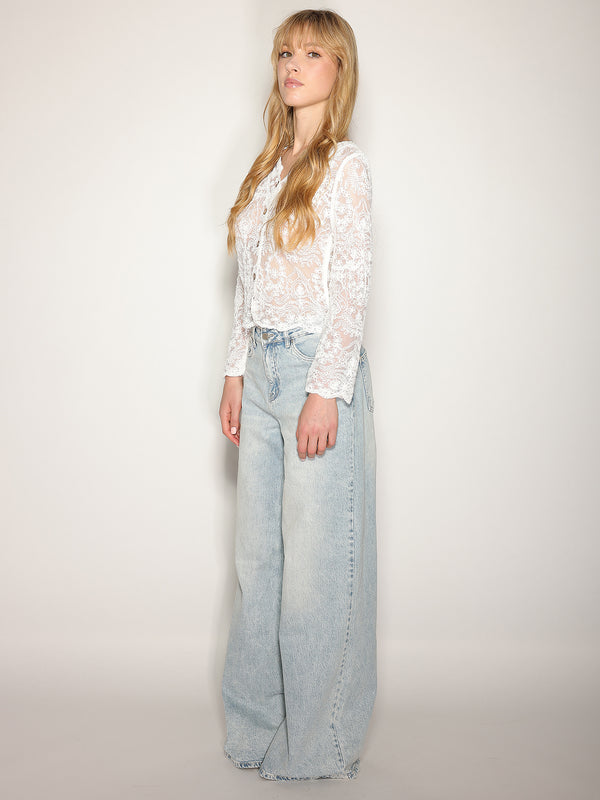 Camicia in macramè
