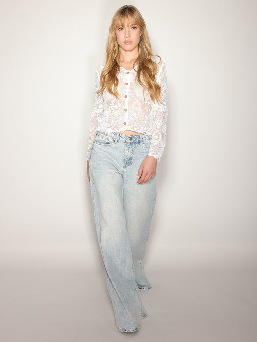 Camicia in macramè