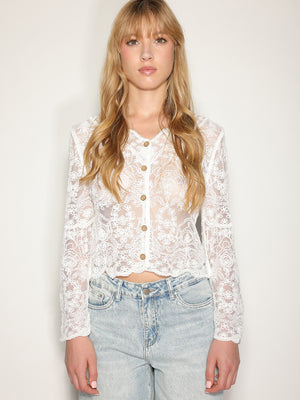 Camicia in macramè