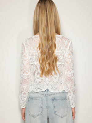 Camicia in macramè