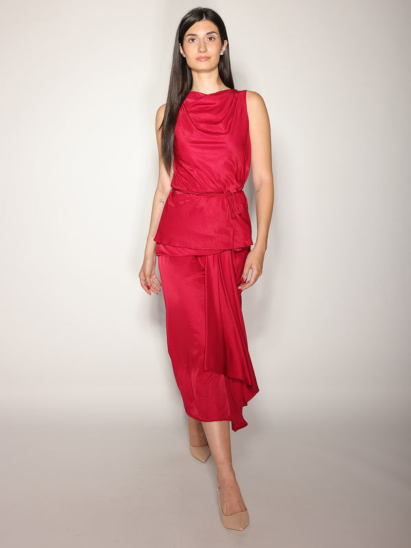 Top India con cintura