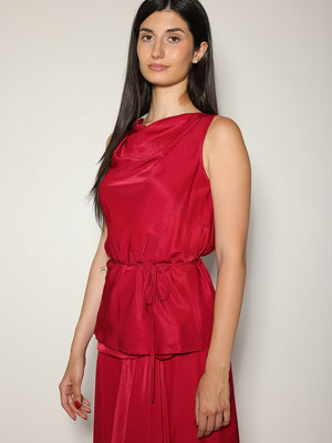 Top India con cintura