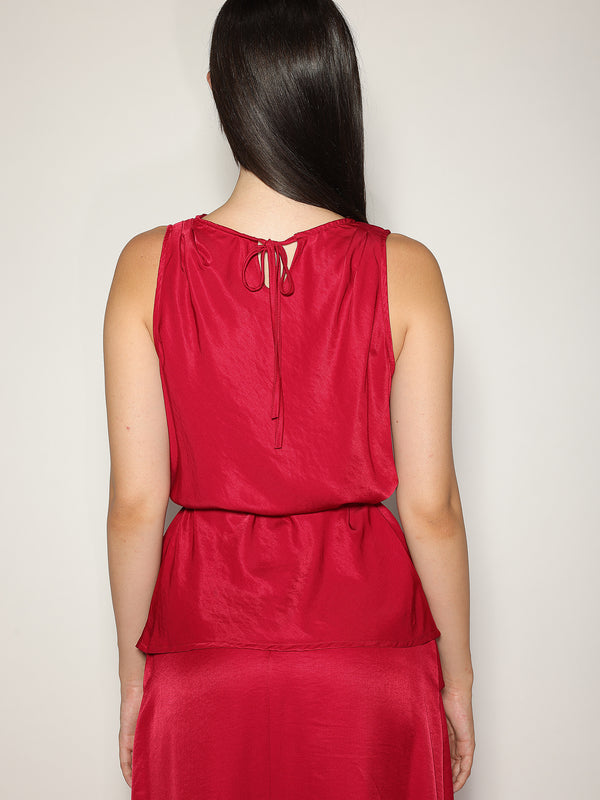 Top India con cintura