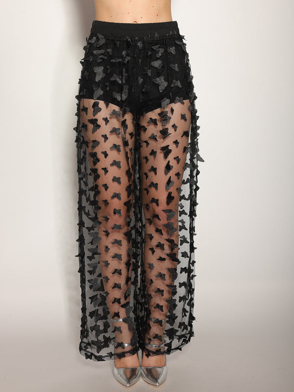 Pantaloni Nero in tulle