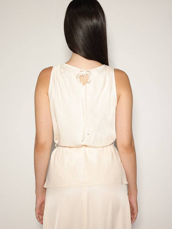 Top Panna con cintura
