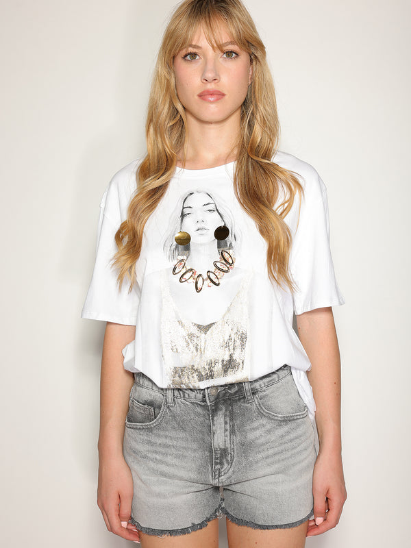 T-shirt con stampa