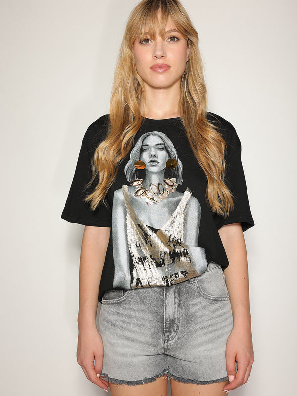 T-shirt con stampa