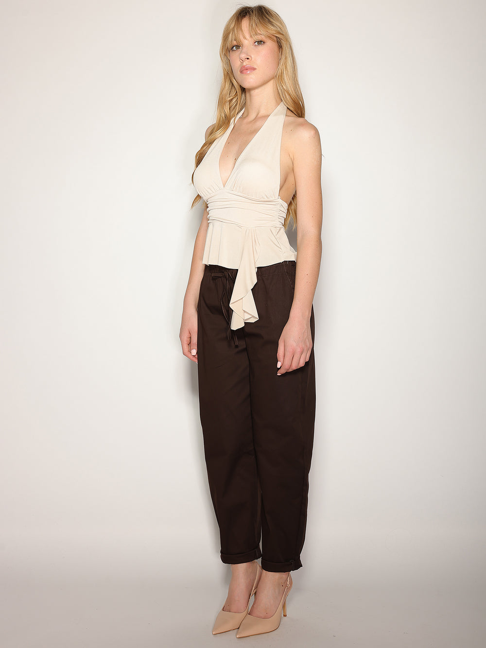 Pantalone Cacao in cotone