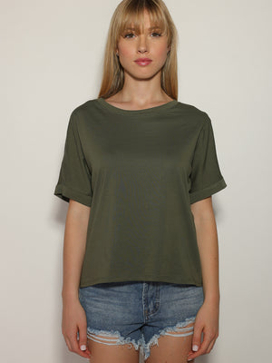 T-shirt con frange