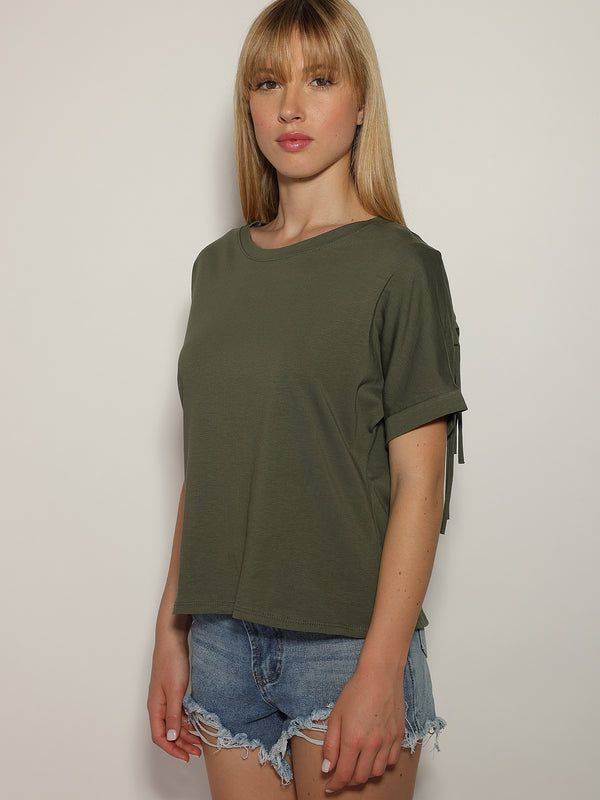 T-shirt con frange