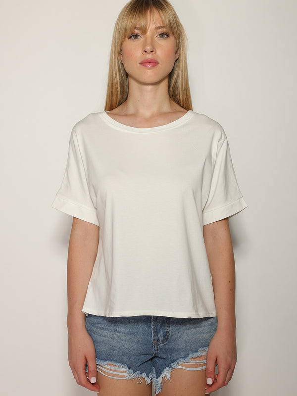 T-shirt con frange