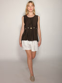 Top con cintura