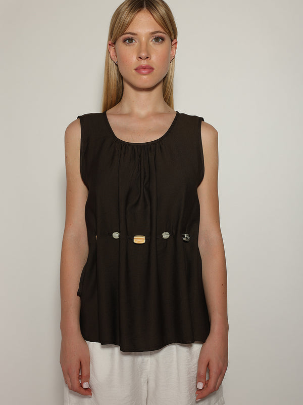 Top con cintura