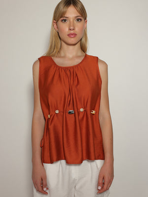 Top con cintura