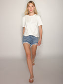 T-shirt con spalline