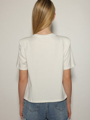 T-shirt con spalline