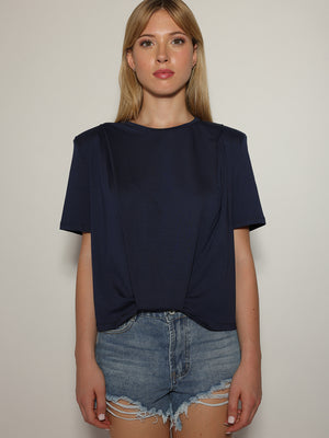 T-shirt con spalline