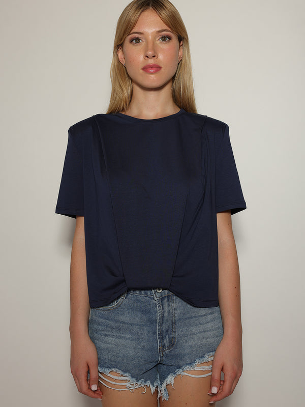 T-shirt con spalline