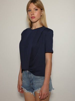 T-shirt con spalline