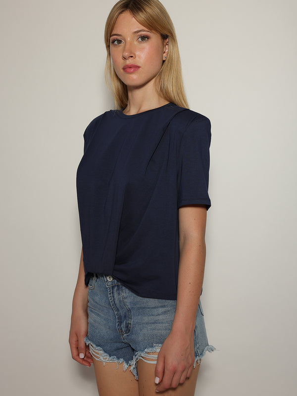 T-shirt con spalline