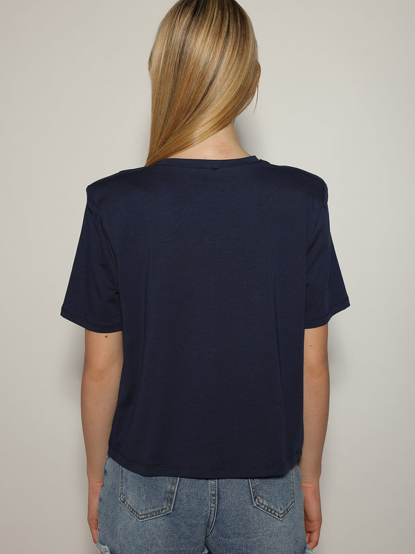 T-shirt con spalline