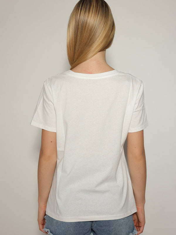 T-shirt con ricamo