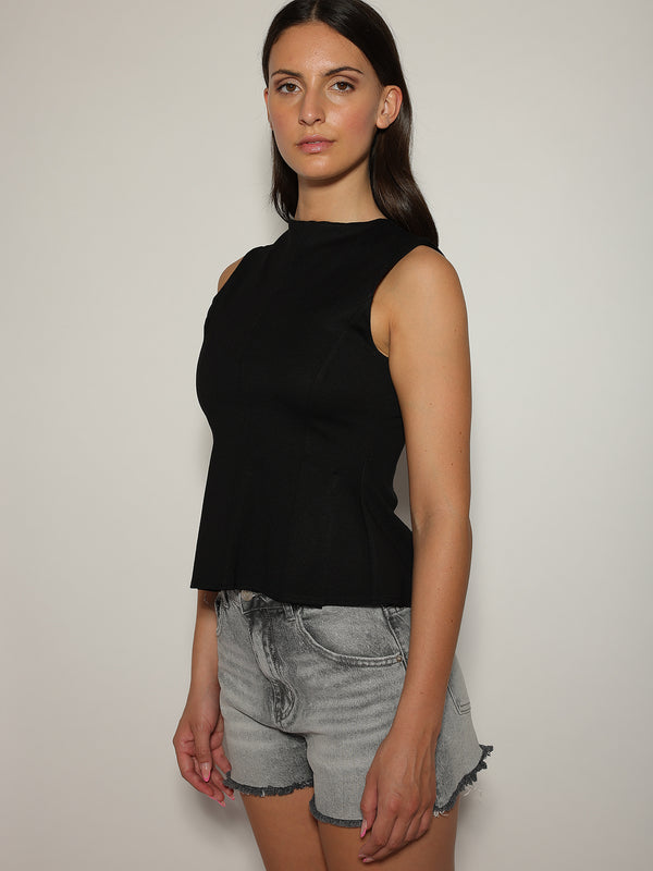 Top Nero svasato