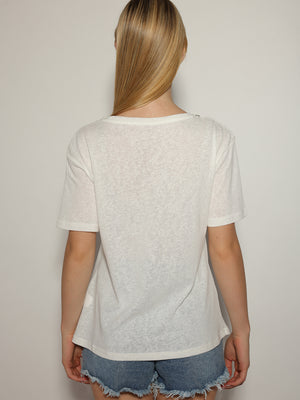 T-shirt con conchiglie