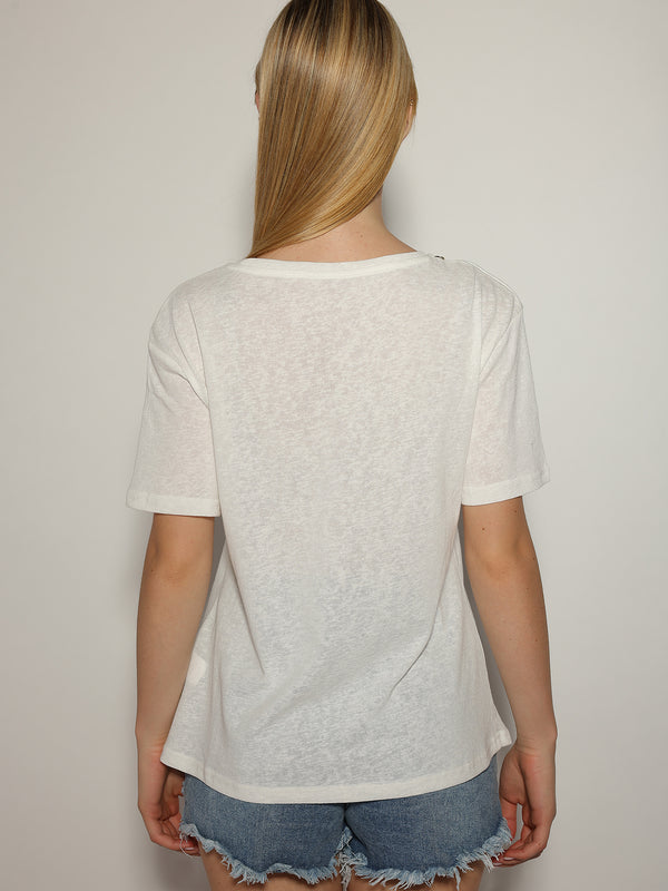 T-shirt con conchiglie