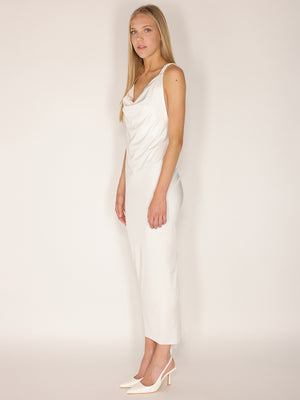 Abito Bianco con spalline intrecciate