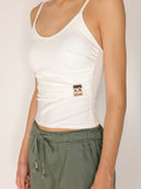 Top costina con gioiello