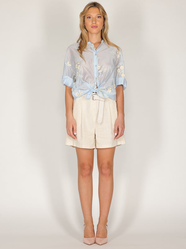 Camicia voile fiorellini
