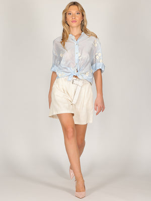 Camicia voile fiorellini