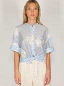 Camicia voile ricamata