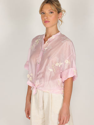 Camicia voile fiorellini