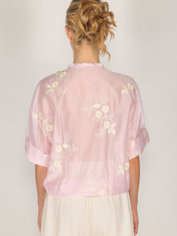 Camicia voile fiorellini