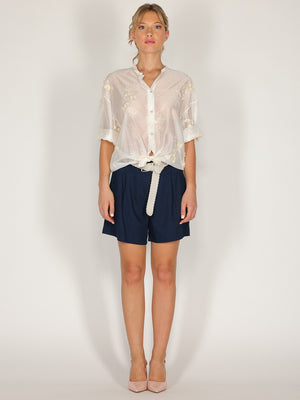 Camicia voile fiorellini