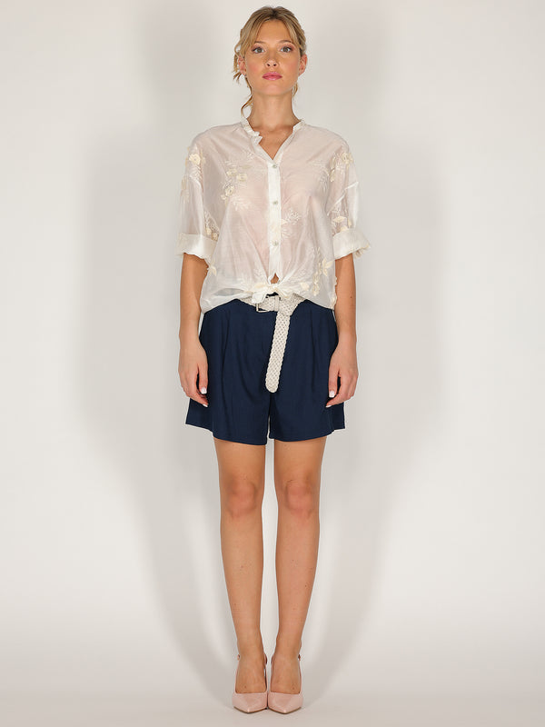 Camicia voile fiorellini