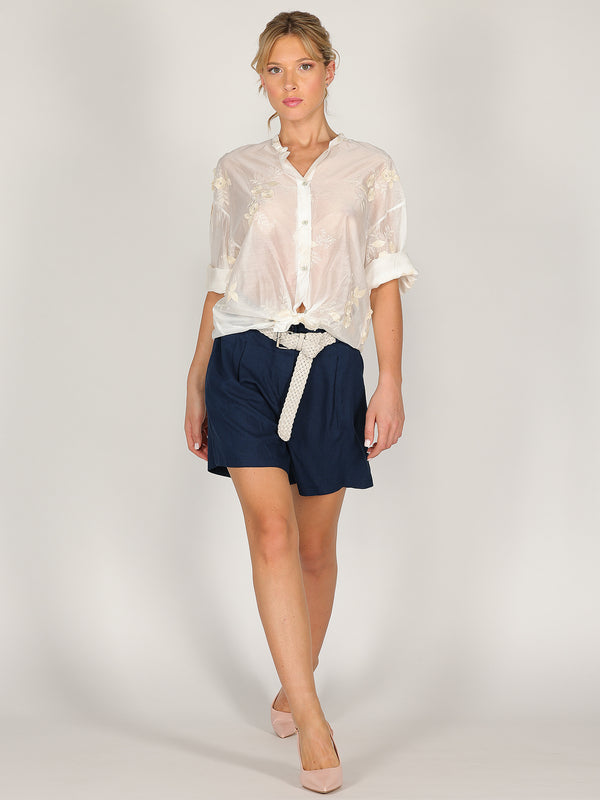 Camicia voile fiorellini