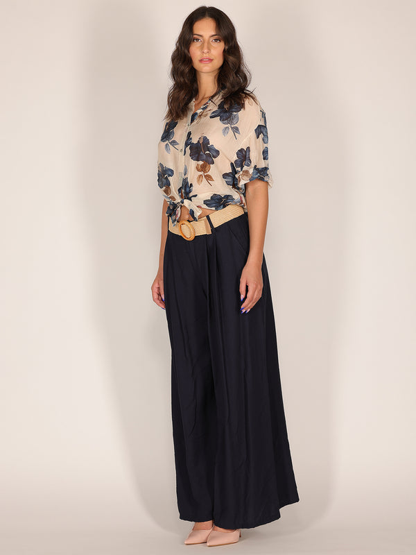 Camicia voile nodo vita