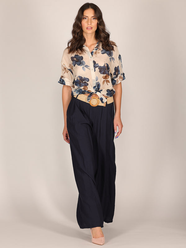 Camicia voile nodo vita
