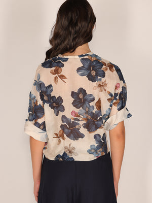 Camicia voile nodo vita