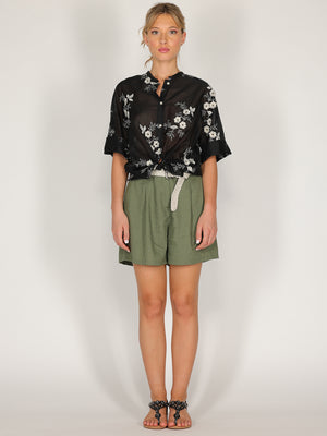 Camicia voile fiorellini
