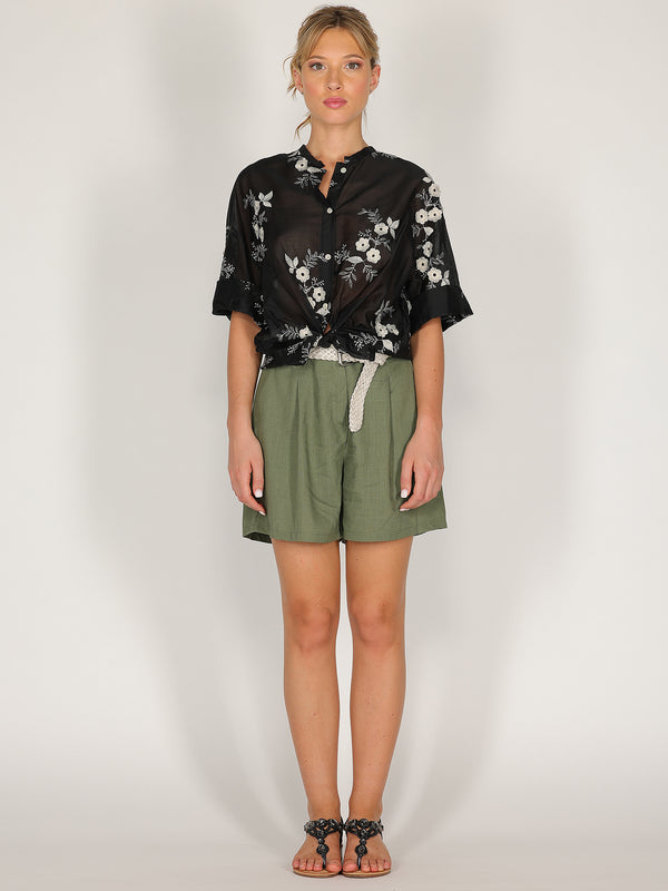 Camicia voile fiorellini