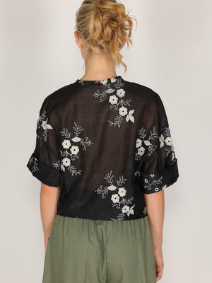 Camicia voile fiorellini