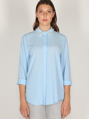Camicia con perle