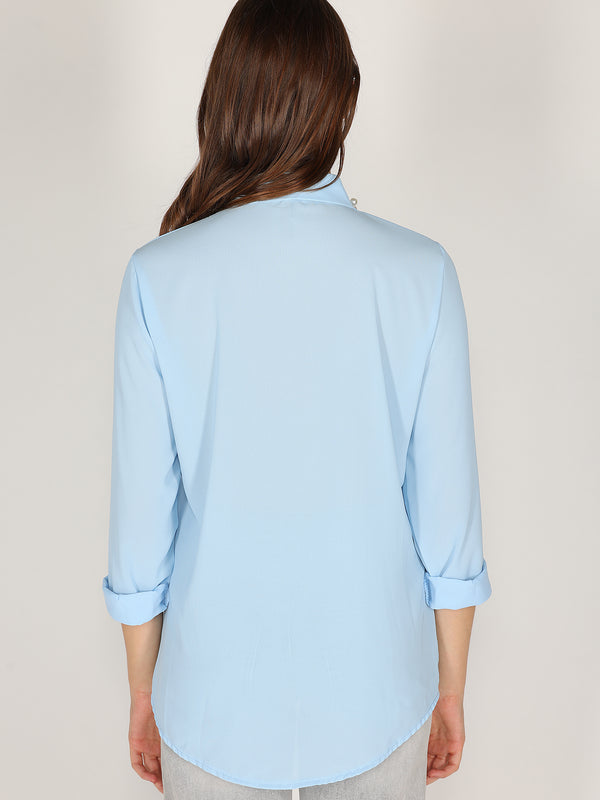 Camicia con perle